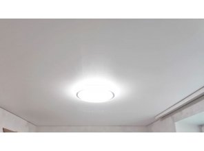 Монтаж потолка для зала 16 м2 с использованием пленки VIPCEILING серии MONLANGE S9020 (3.25)