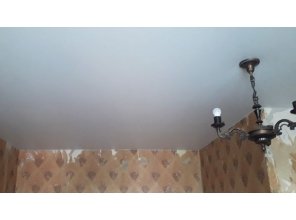 Монтаж потолка для зала 18 м2 с использованием пленки VIPCEILING серии MONLANGE M9001 (4.35)