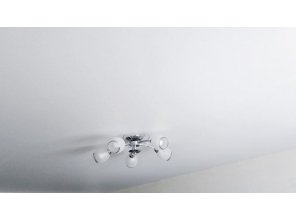 Монтаж потолка для зала 19 м2 с использованием пленки VIPCEILING серии MONLANGE M9001 (3.50)