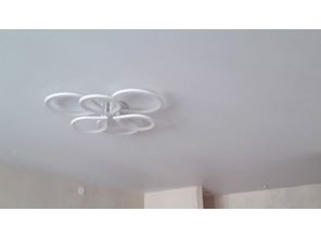 Монтаж потолка для зала 20 м2 с использованием пленки VIPCEILING серии MONLANGE M9001 (3.50)