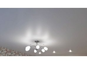 Монтаж потолка для зала 21 м2 с использованием пленки VIPCEILING серии MONLANGE S9020 (3.50)