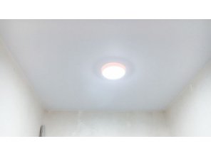 Монтаж потолка в прихожей 4 м2 с использованием пленки VIPCEILING серии MONLANGE M9001 (2.15)