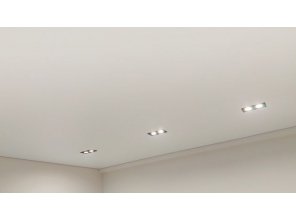 Монтаж потолка на кухне 18 м2 с использованием пленки VIPCEILING серии MONLANGE M9001 (3.25)