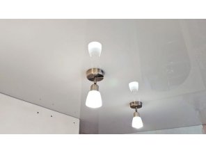 Монтаж потолка на кухне 6 м2 с использованием пленки VIPCEILING серии MONLANGE L9042 (3.50)
