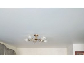 Монтаж потолка для зала 19 м2 с использованием пленки VIPCEILING серии MONLANGE M9001 (4.35)