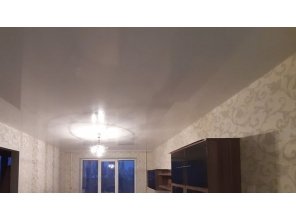 Монтаж потолка для зала 17 м2 с использованием пленки VIPCEILING серии MONLANGE L9001 (3.25)