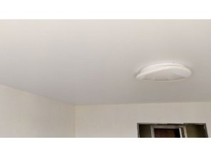 Монтаж потолка для зала 18 м2 с использованием пленки VIPCEILING серии MONLANGE M9001 (3.80)