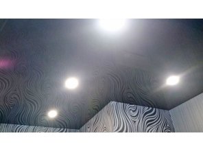 Монтаж потолка в детской 9 м2 с использованием пленки VIPCEILING серии MONLANGE L9003 (3.50)