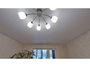 Монтаж потолка для зала 18 м2 с использованием пленки VIPCEILING серии MONLANGE M9001 (3.50)