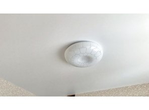 Монтаж потолка на кухне 7 м2 с использованием пленки VIPCEILING серии MONLANGE M9001 (2.60)