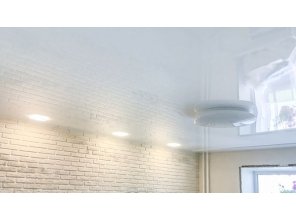 Монтаж потолка для зала 15 м2 с использованием пленки VIPCEILING серии MONLANGE L9001 (3.80)