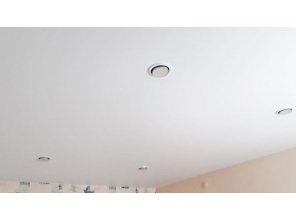 Монтаж потолка в детской 9 м2 с использованием пленки VIPCEILING серии MONLANGE M9001 (3.25)