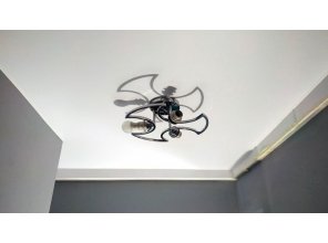 Монтаж потолка в прихожей 5 м2 с использованием пленки VIPCEILING серии MONLANGE S9020 (2.15)