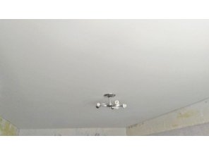 Монтаж потолка для зала 17 м2 с использованием пленки VIPCEILING серии MONLANGE M9001 (3.25)