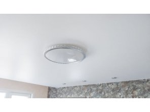 Монтаж потолка для зала 16 м2 с использованием пленки VIPCEILING серии MONLANGE S9020 (3.50)