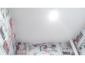 Монтаж потолка в ванной 1 м2 с использованием пленки VIPCEILING серии MONLANGE M9001 (2.15)