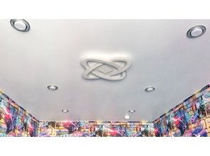 Монтаж потолка в детской 15 м2 с использованием пленки VIPCEILING серии MONLANGE S9020 (2.60)