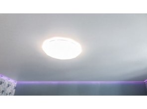 Монтаж потолка в детской 12 м2 с использованием пленки VIPCEILING серии MONLANGE S9020 (3.50)