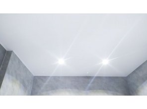 Монтаж потолка в ванной 4 м2 с использованием пленки VIPCEILING серии MONLANGE S9020 (2.15)