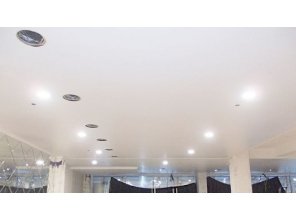 Матовый натяжной потолок в офис 51,9 м2