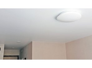 Монтаж потолка на кухне 17 м2 с использованием пленки VIPCEILING серии MONLANGE M9001 (3.25)