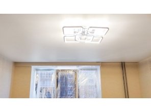 Монтаж потолка для зала 17 м2 с использованием пленки VIPCEILING серии MONLANGE M9001 (3.50)