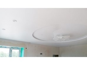 Монтаж потолка в детской 33 м2 с использованием пленки VIPCEILING серии MONLANGE L9001 (3.25)