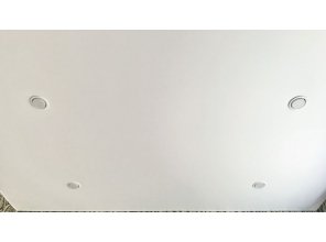Монтаж потолка в спальне 9 м2 с использованием пленки VIPCEILING серии MONLANGE M9001 (2.60)