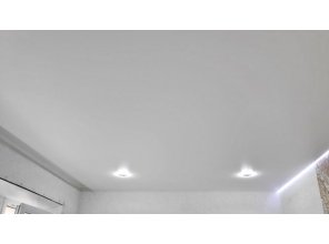 Монтаж потолка в спальне 10 м2 с использованием пленки VIPCEILING серии MONLANGE S9020 (3.25)
